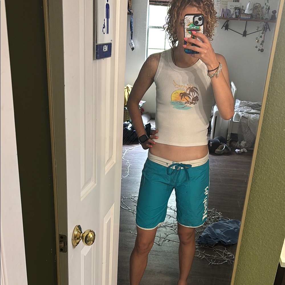 Teal Board Shorts